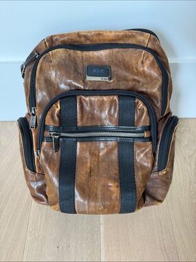 Tumi Alpha Leather Backpack